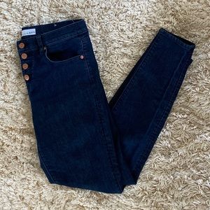 LOFT Dark Wash Skinny Jeans Size 4